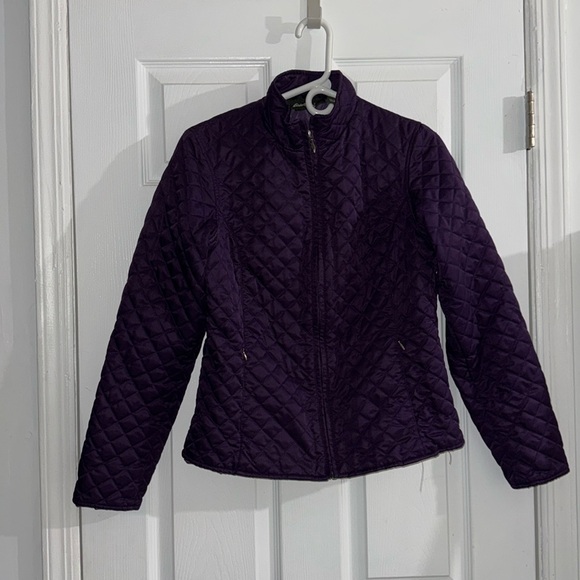 eddie bauer purple jacket zipper jacket - Picture 2 of 12